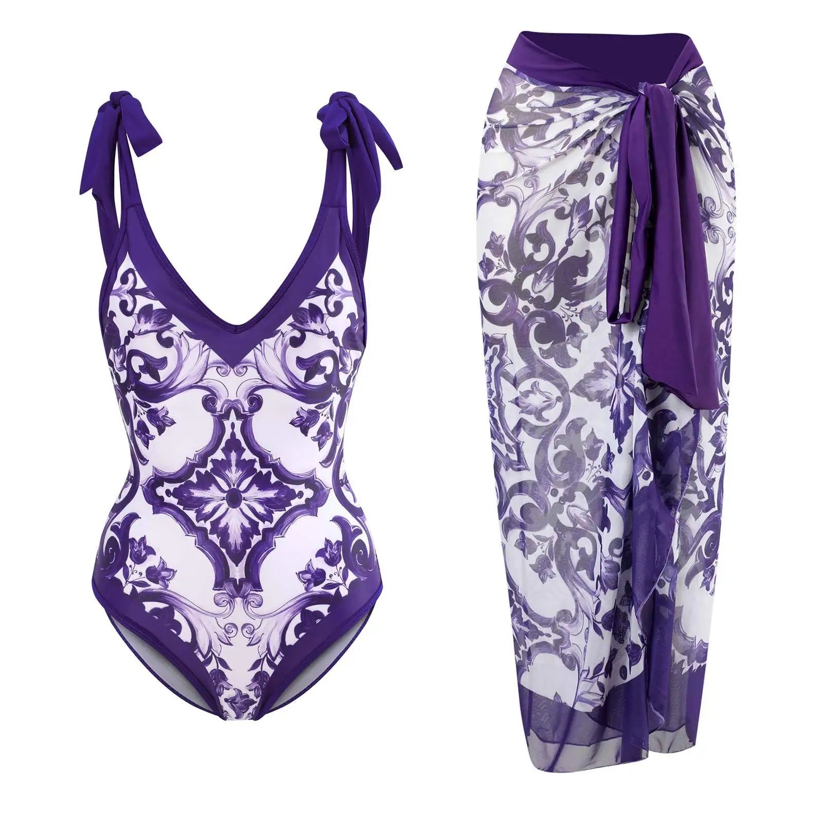2023 New Arrival Push Up Women Bikini Set Floral Printed Ruffle Bikinis Strappy Bandage Swimwear Brazilian Biquini Bathing Suit